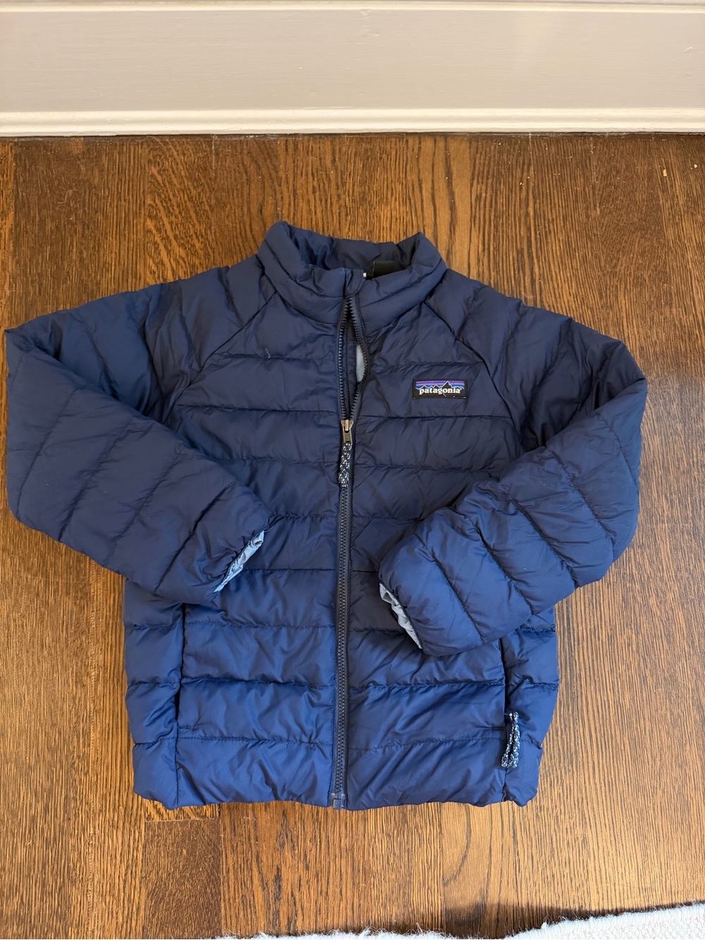 Patagonia Kids Navy Blue Puffer Jacket